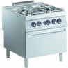 PRO 900 GAS FORNUIS 4 BR. MET GASOVEN