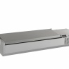 OPZETVITRINE RVS DEKSEL 1/3 GN x 3