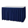 Tafelrok Pliss donkerblauw