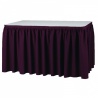 Tafelrok Pliss bordeaux