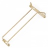 Glasrek messing 25.5cm