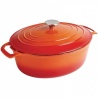 Vogue ovale braadpan 5ltr oranje