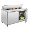 Polar 2-deurs gekoelde saladette 527ltr