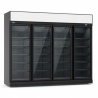 Koelkast 4 Glasdeuren 2060L INS-2060R BL