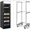 TEFCOLD BLACK Edition Koelkast + Verrijdbare Trolley