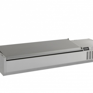 OPZETVITRINE RVS DEKSEL 1/3 GN x 6