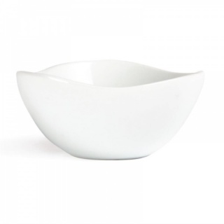 Olympia Whiteware golvende kommen 10.5cm