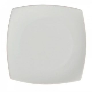 Olympia Whiteware vierkante borden met afgeronde hoeken 18.5cm