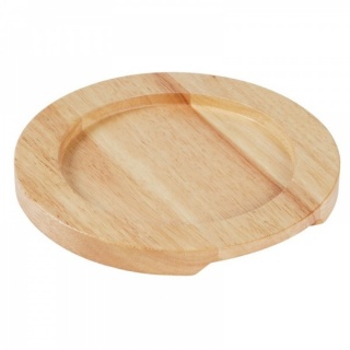 Olympia heveahouten onderzetter 21cm