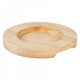 Olympia heveahouten onderzetter 11.5cm