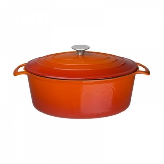 Vogue ovale braadpan 6ltr oranje