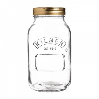 Kilner weckpot met schroefdeksel 1ltr