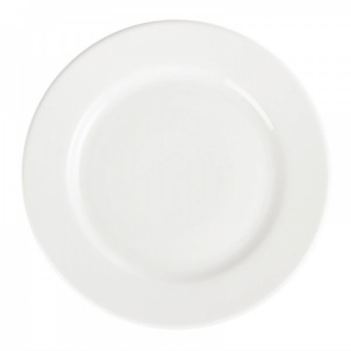 Olympia Whiteware borden met brede rand 31cm
