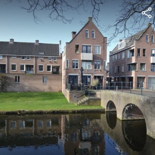 Te koop of te huur casco horecapand met aanwezige inventaris en een woning op zichtlocatie in Vianen Utrecht
