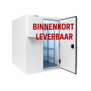 Vriescel 1108 x 628 x 298 cm met schuifdeur