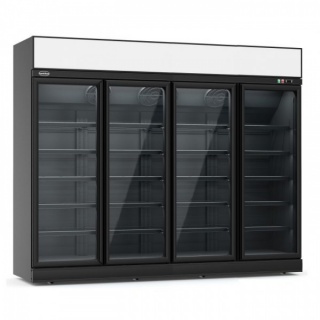 Koelkast 4 Glasdeuren 2060L INS-2060R BL