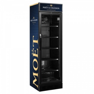 Moet Chandon champagne koelkast glasdeur koeling 358L