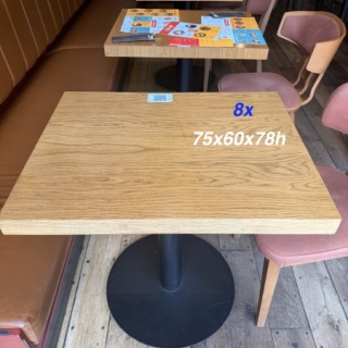 restauranttafels en stoelen