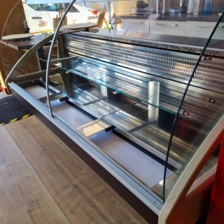 Koel (plaat )vitrine / werkbank